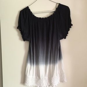 International Concepts Blue Ombre Shirt